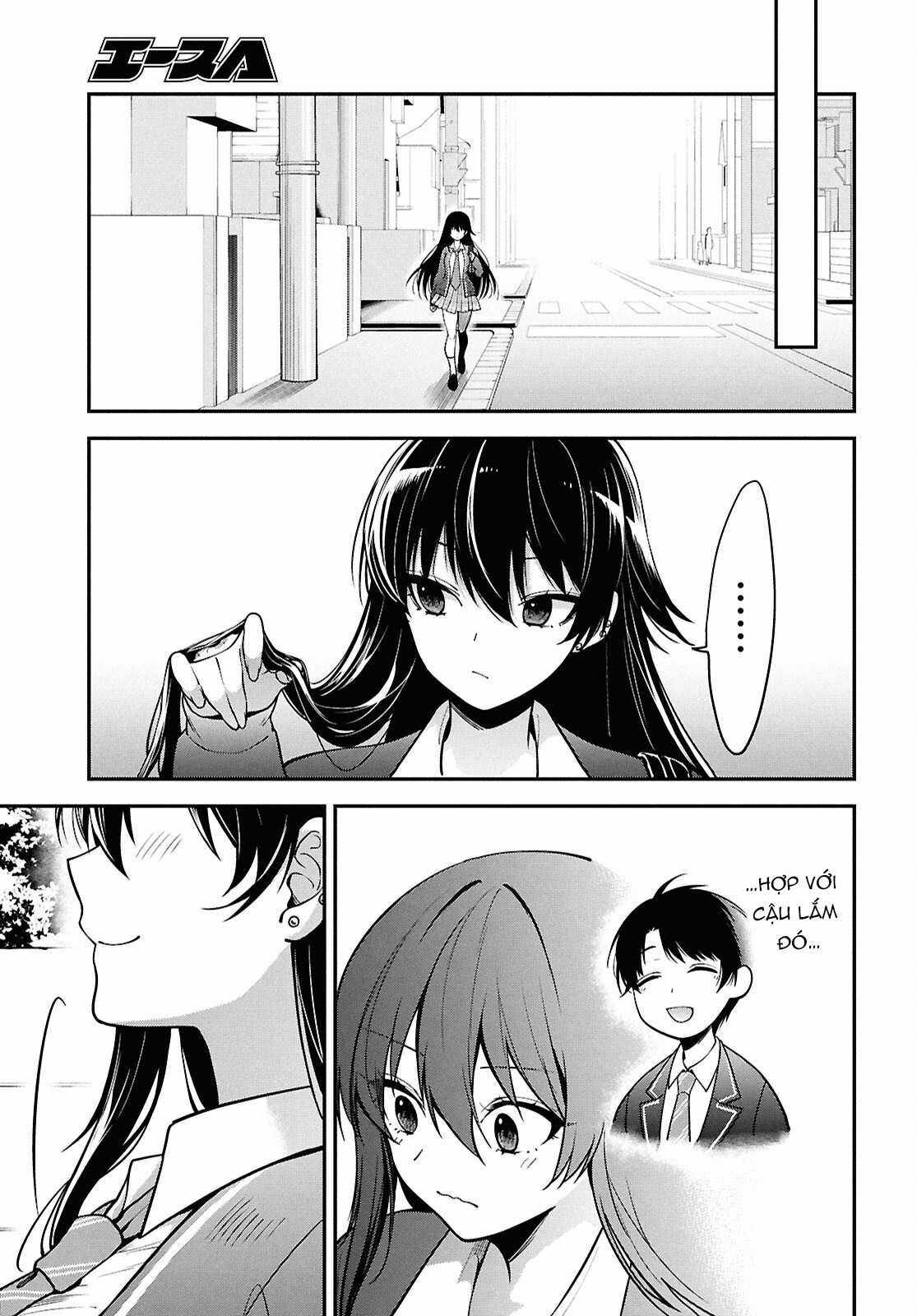 Cô nàng Yankee Shimizu-san bàn bên đã nhuộm tóc đen mất rồi Chapter 1 trang 32