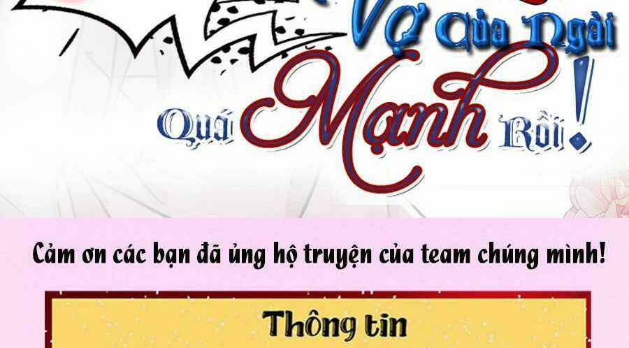 Cố Tổng, Vợ Của Ngài Quá Mạnh Rồi! Chapter 52 trang 3