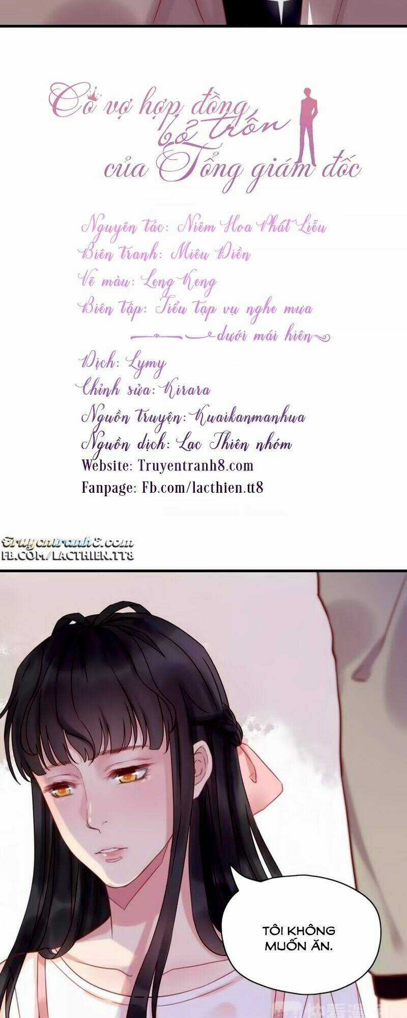 Cô Vợ Hợp Đồng Bỏ Trốn Của Tổng Giám Đốc Chapter 8 trang 11