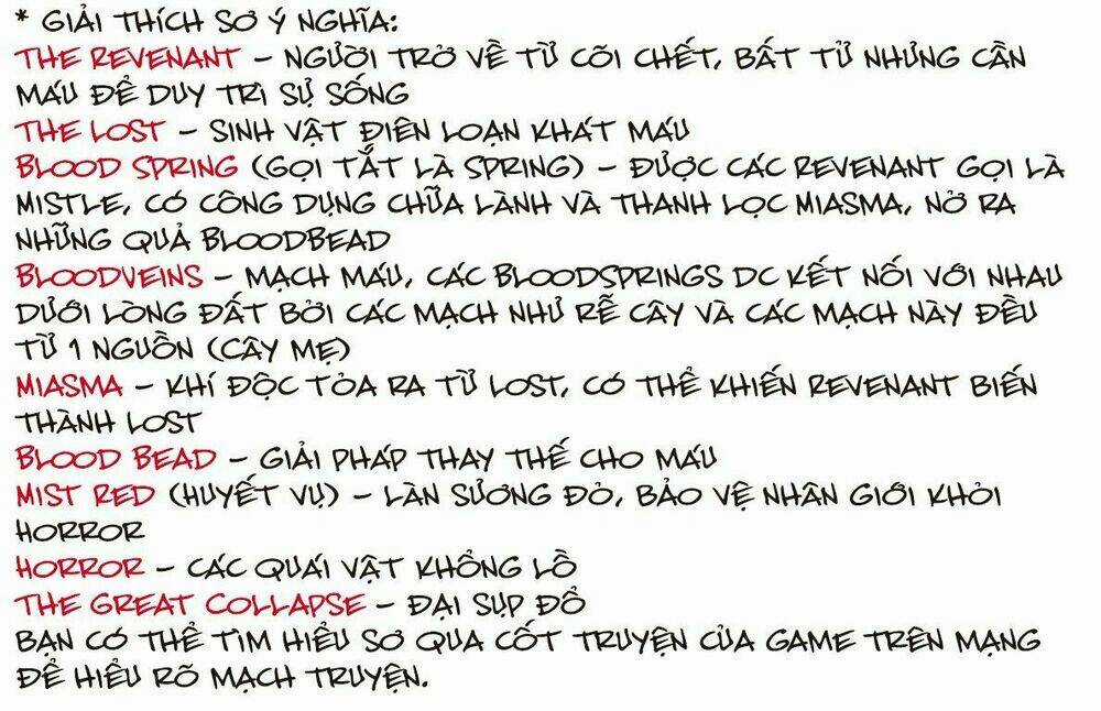 Code Vein - Hồi Ức Âm Vang Chapter 1 trang 3