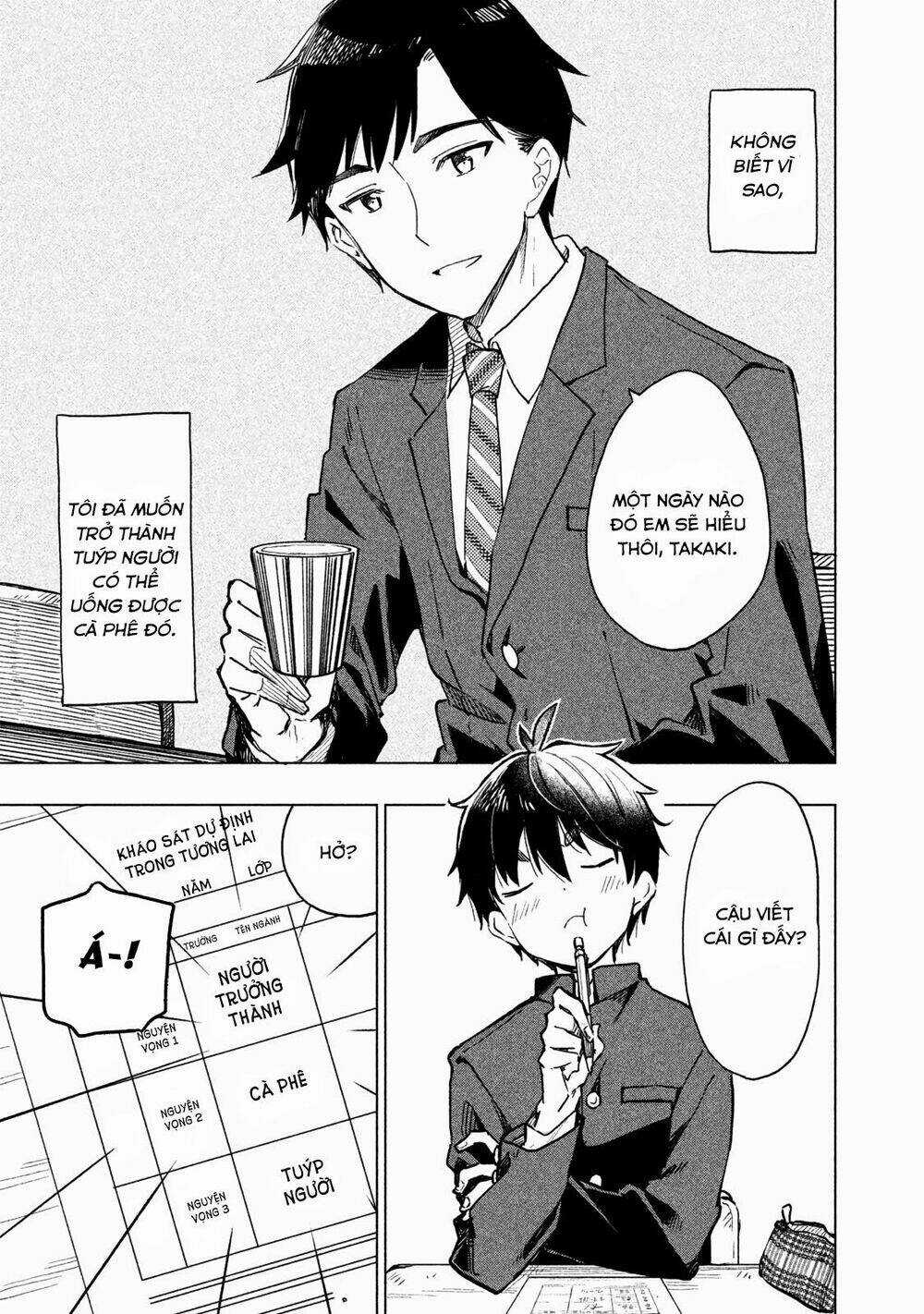 Coffee Wo Shizuka Ni Chapter 1 trang 12