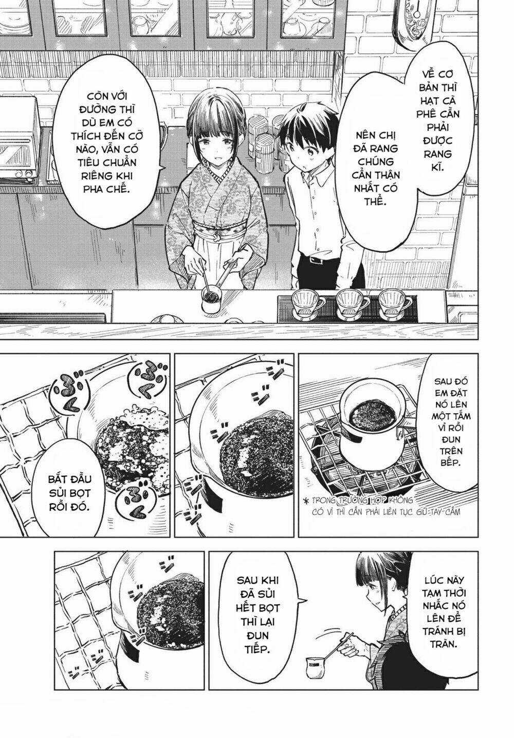 Coffee Wo Shizuka Ni Chapter 14 trang 15
