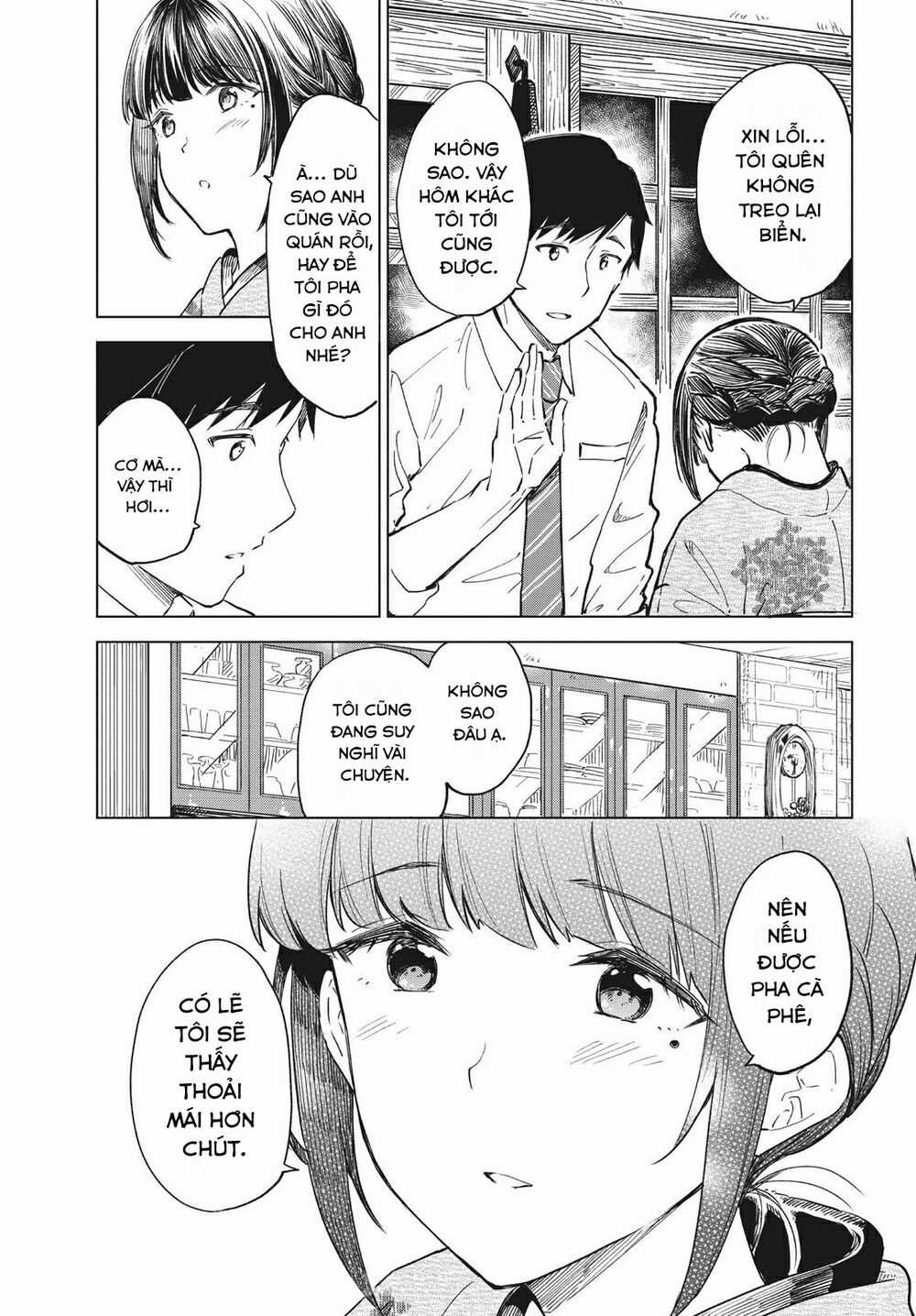 Coffee Wo Shizuka Ni Chapter 16 trang 9