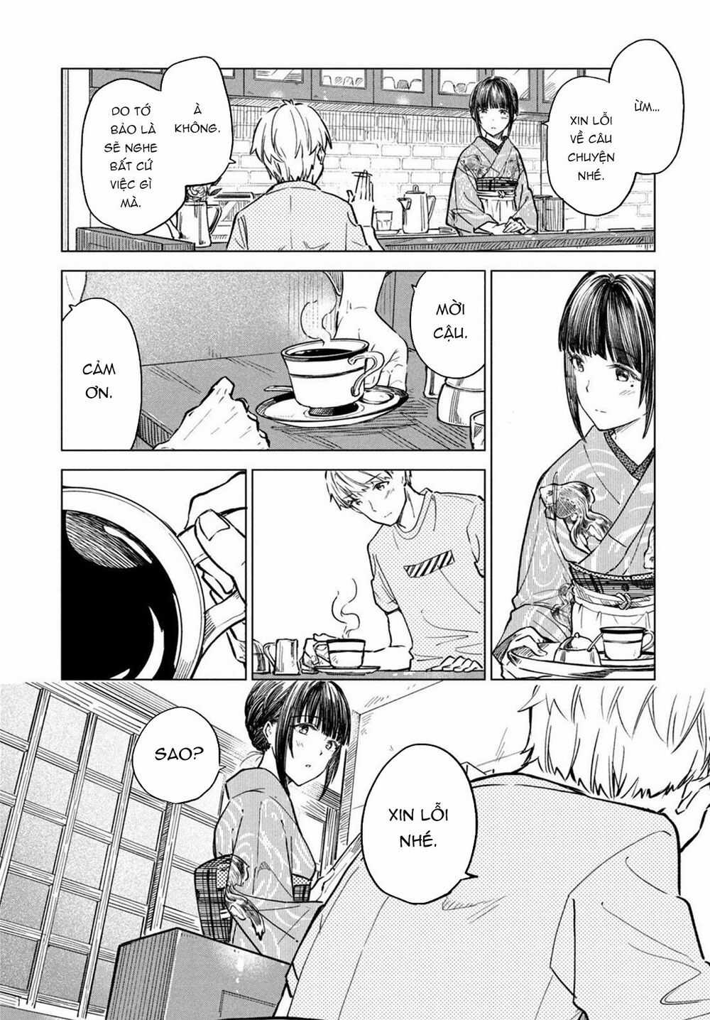 Coffee Wo Shizuka Ni Chapter 17 trang 18