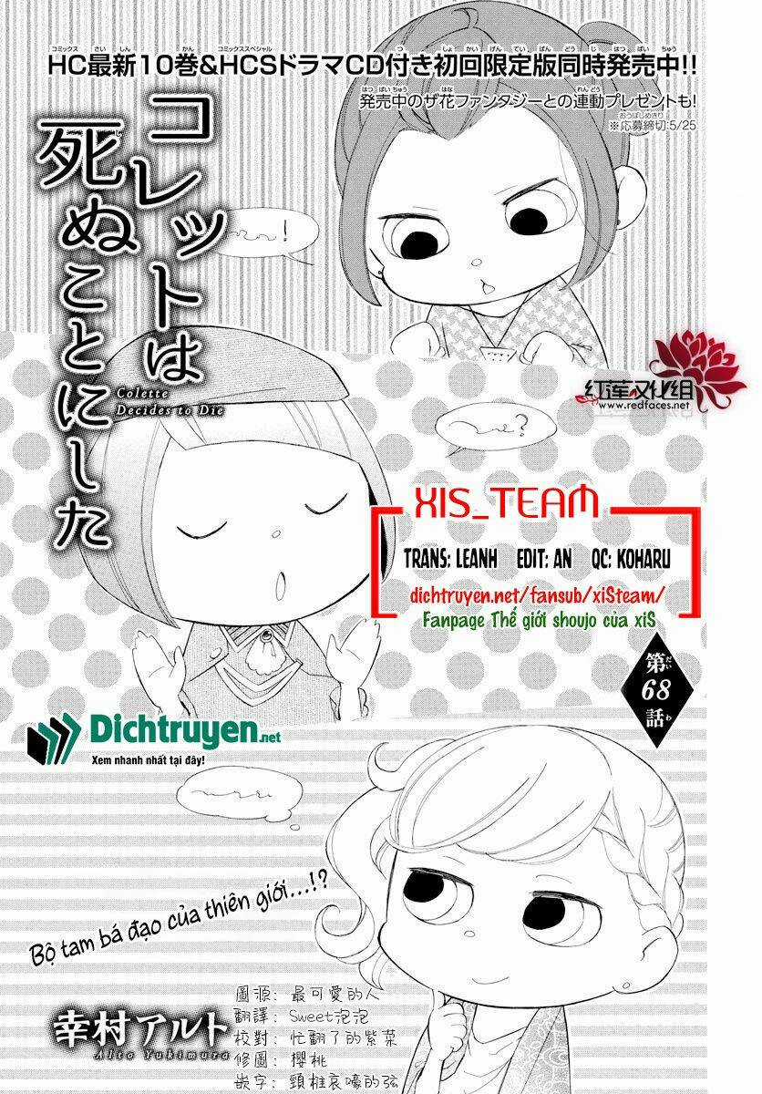 Colette Wa Shinu Koto Ni Shita Chapter 68 trang 0
