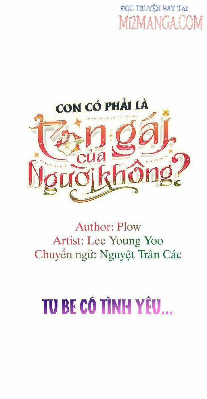Con Có Phải Con Là Con Gái Của Ngài Không? Chapter 55.2 trang 30