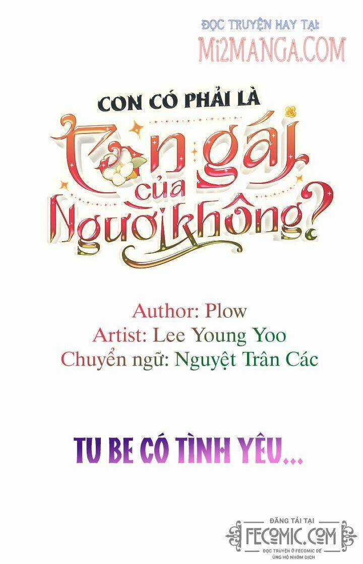 Con Có Phải Con Là Con Gái Của Ngài Không? Chapter 67.5 trang 32
