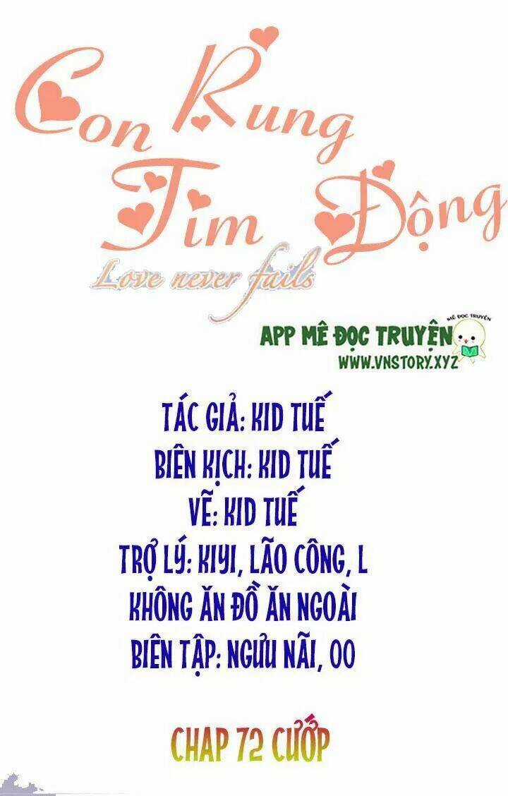 Con Tim Rung Động 2 Chapter 72 trang 1
