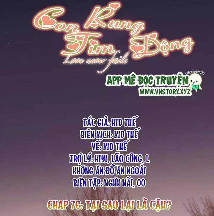 Con Tim Rung Động 2 Chapter 76 trang 1