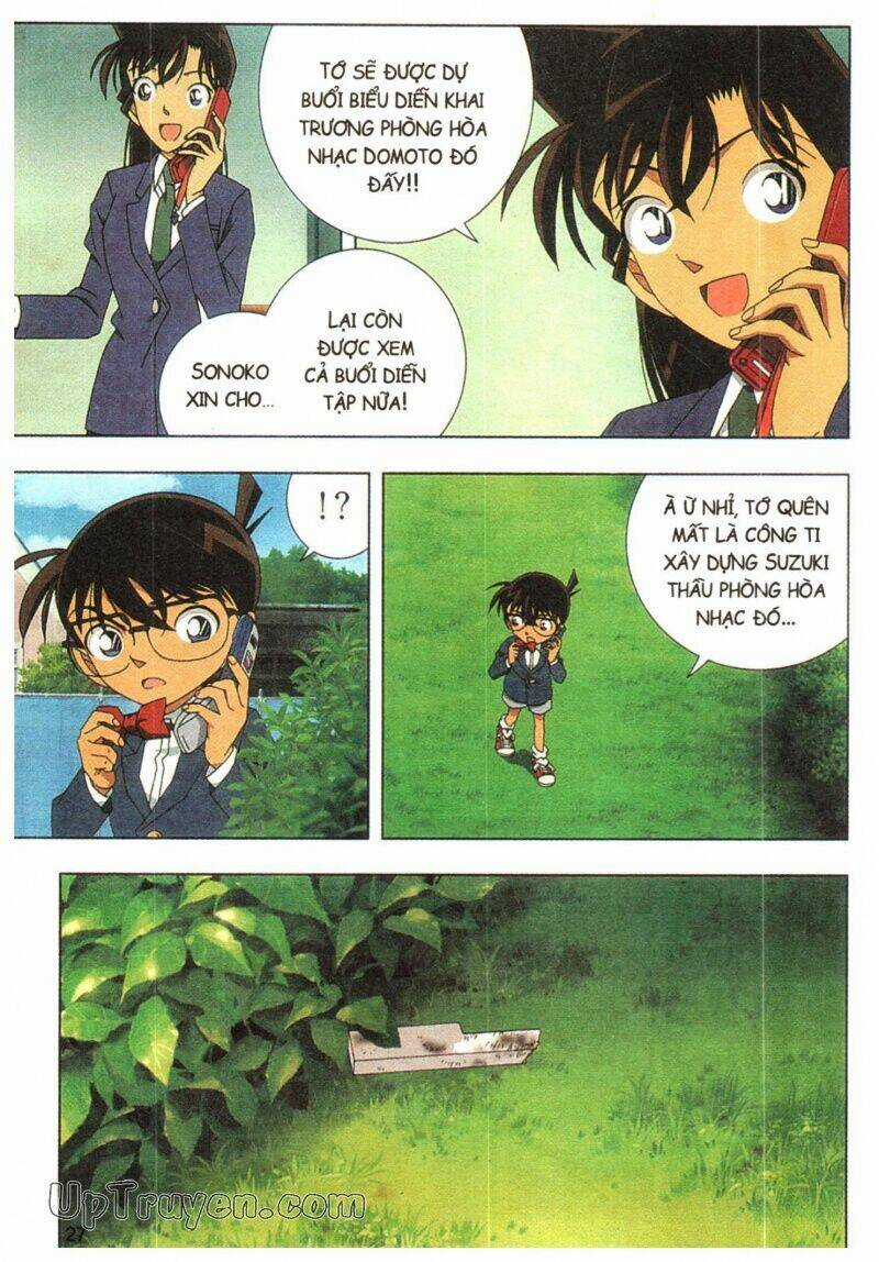 Conan Màu - Nốt Nhạc Kinh Hoàng Chapter 1 trang 28