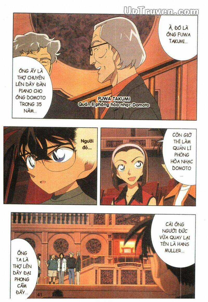 Conan Màu - Nốt Nhạc Kinh Hoàng Chapter 1 trang 42