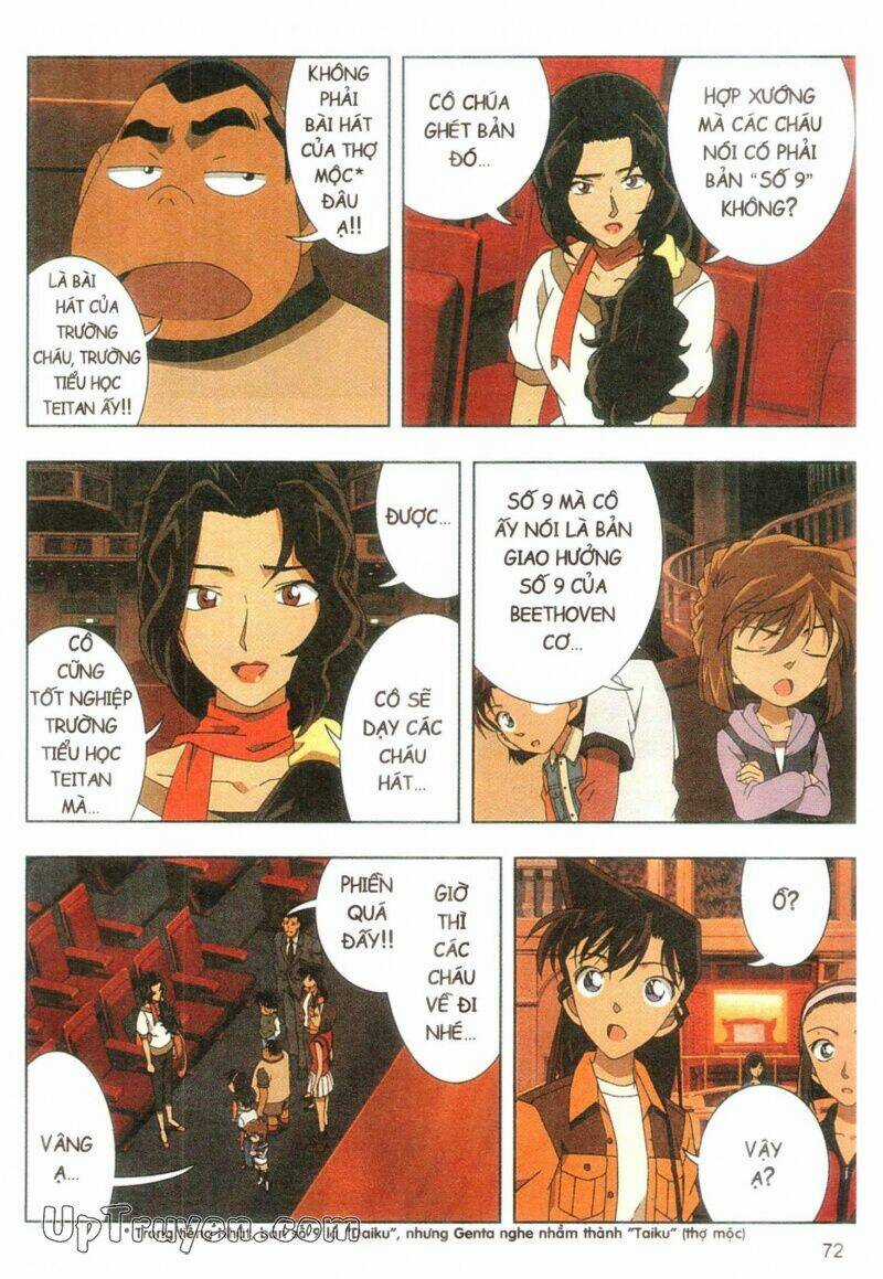 Conan Màu - Nốt Nhạc Kinh Hoàng Chapter 1 trang 73