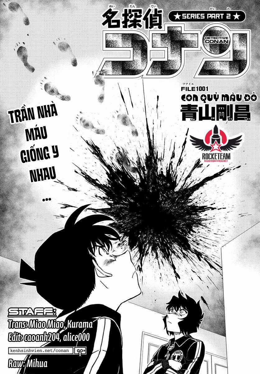 Conan Chapter 1001 trang 0