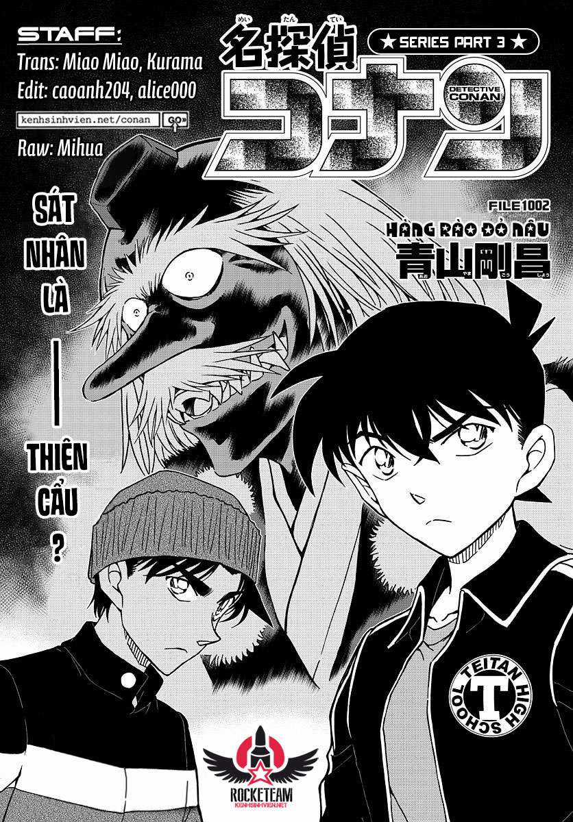 Conan Chapter 1002 trang 1