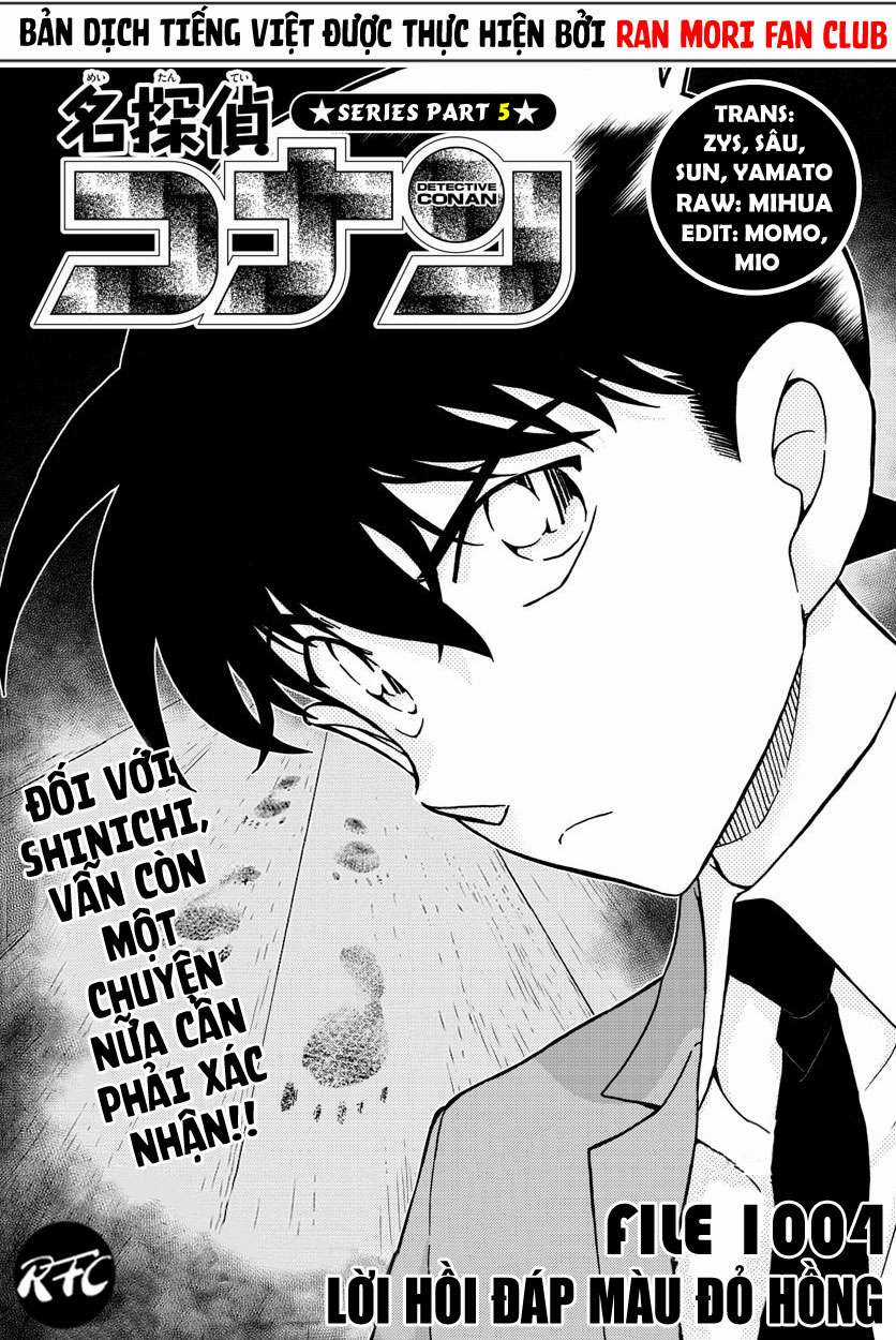 Conan Chapter 1004 trang 1