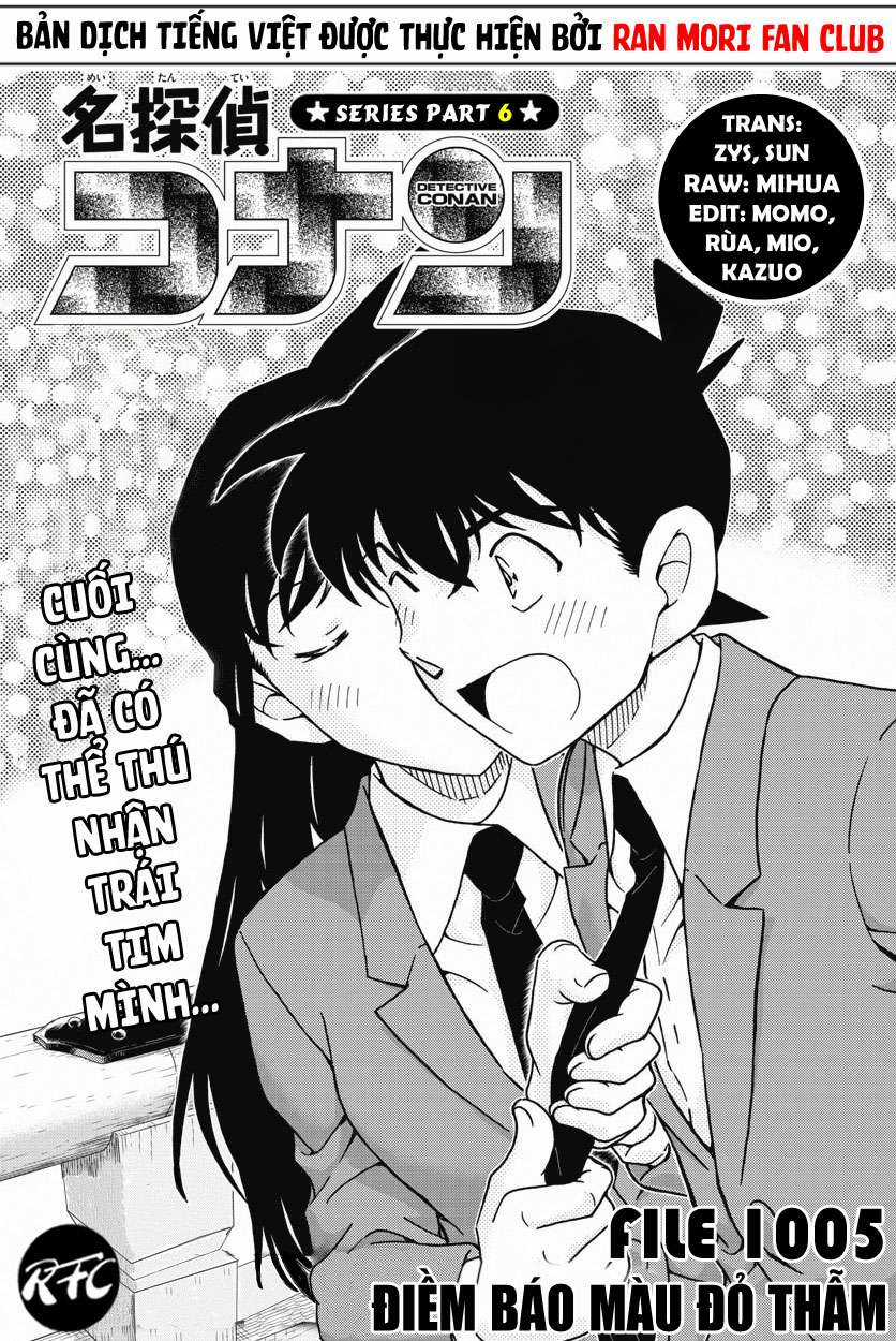 Conan Chapter 1005 trang 1