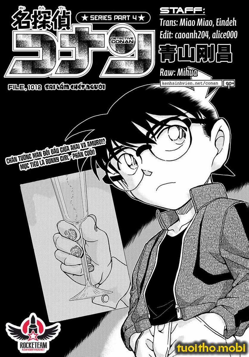 Conan Chapter 1012 trang 0