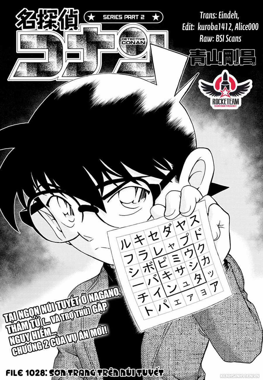 Conan Chapter 1028 trang 0