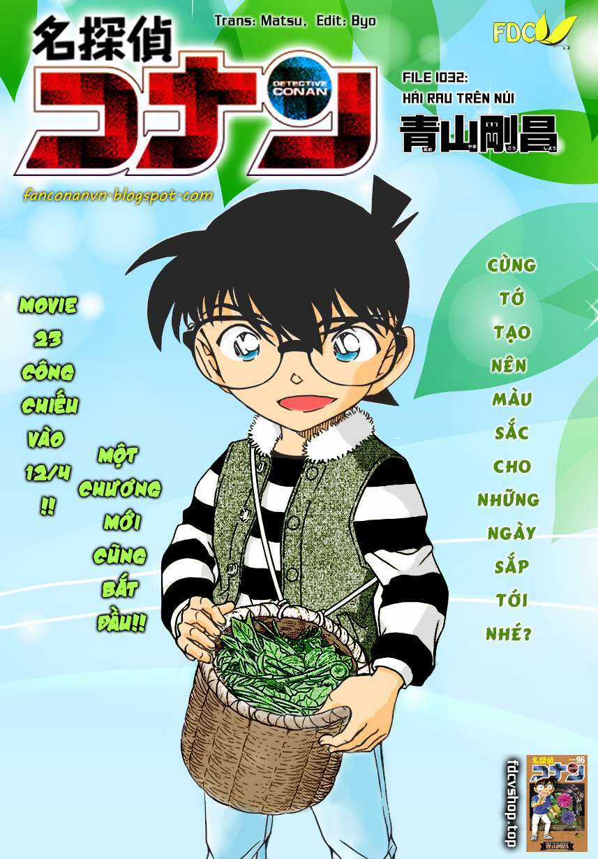 Conan Chapter 1032 trang 0