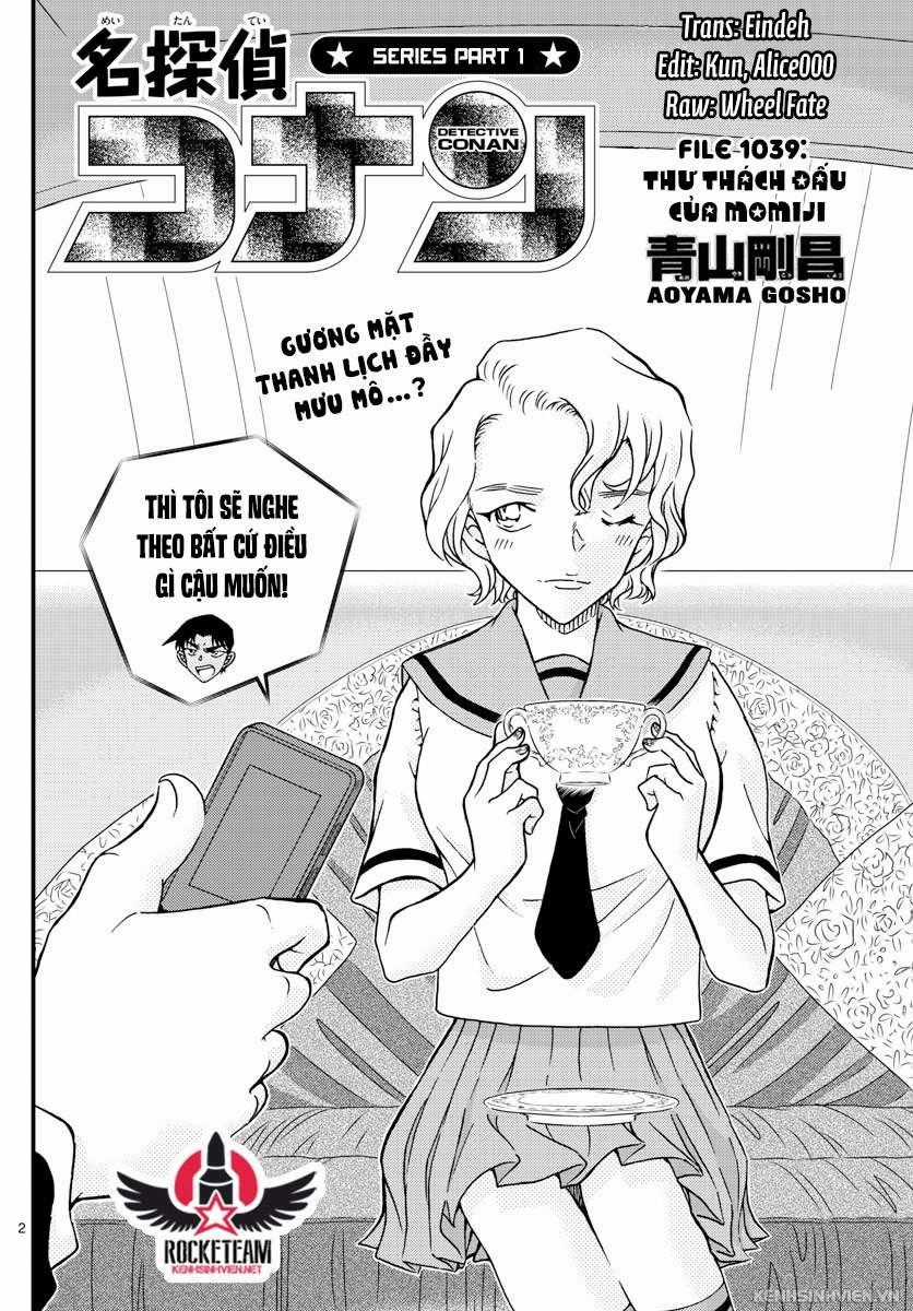 Conan Chapter 1039 trang 1