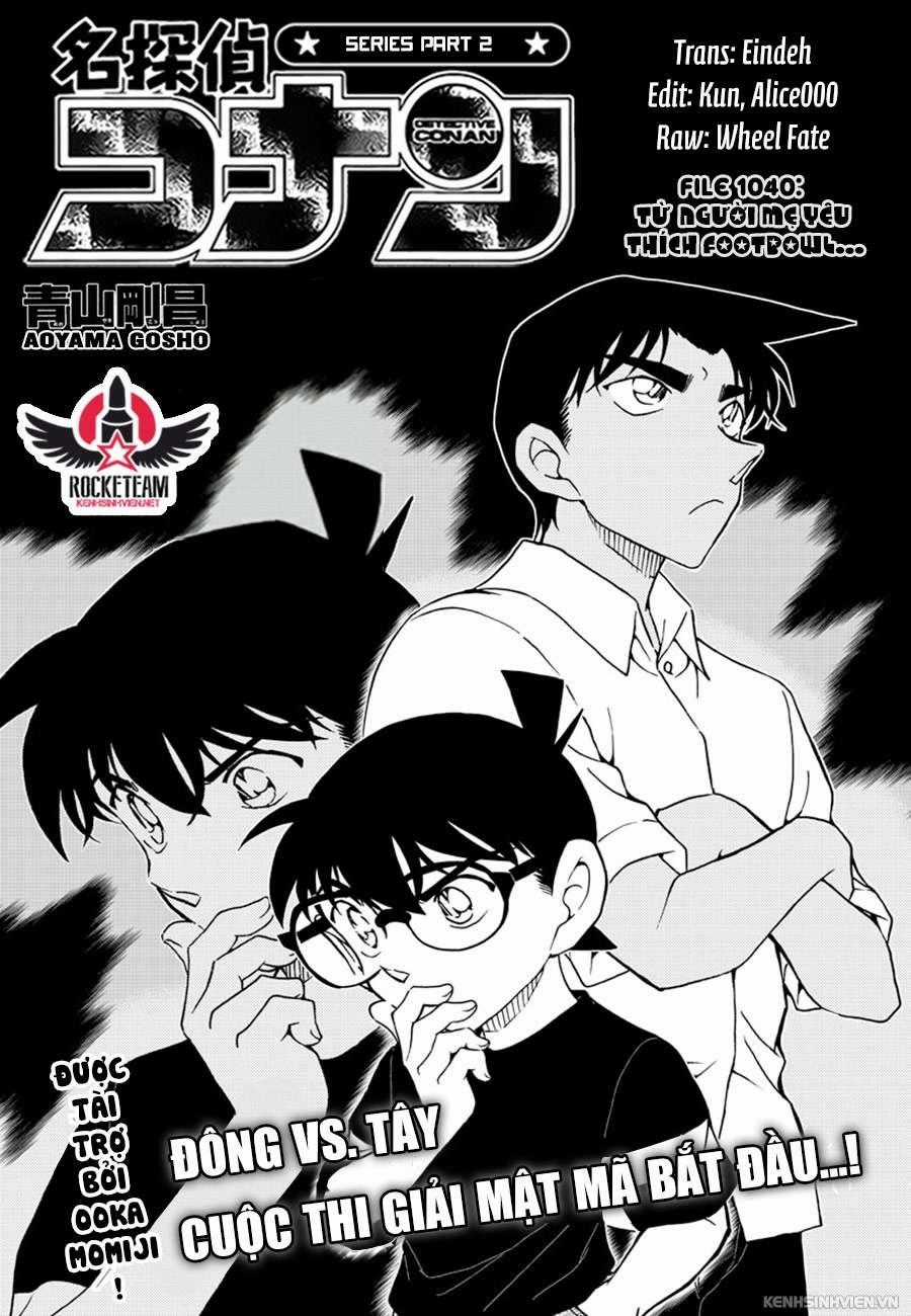 Conan Chapter 1040 trang 0