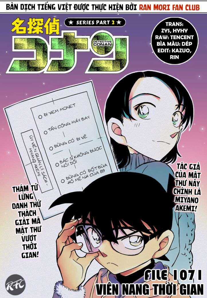 Conan Chapter 1071 trang 0