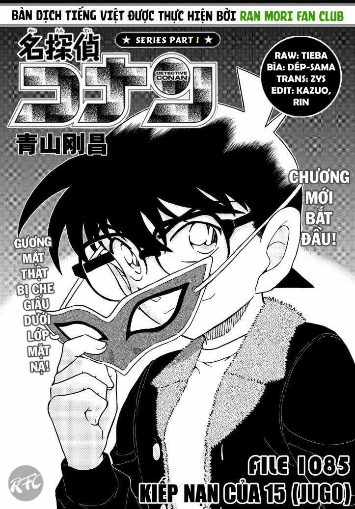Conan Chapter 1085 trang 1