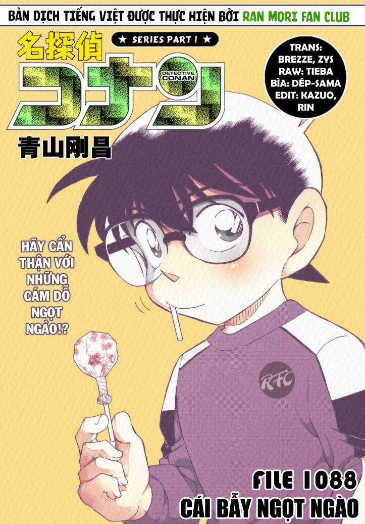 Conan Chapter 1088 trang 0
