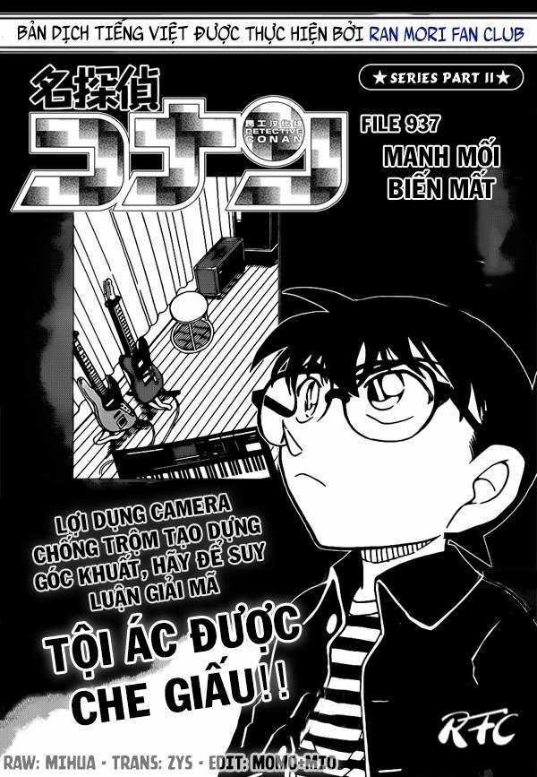 Conan Chapter 937 trang 1