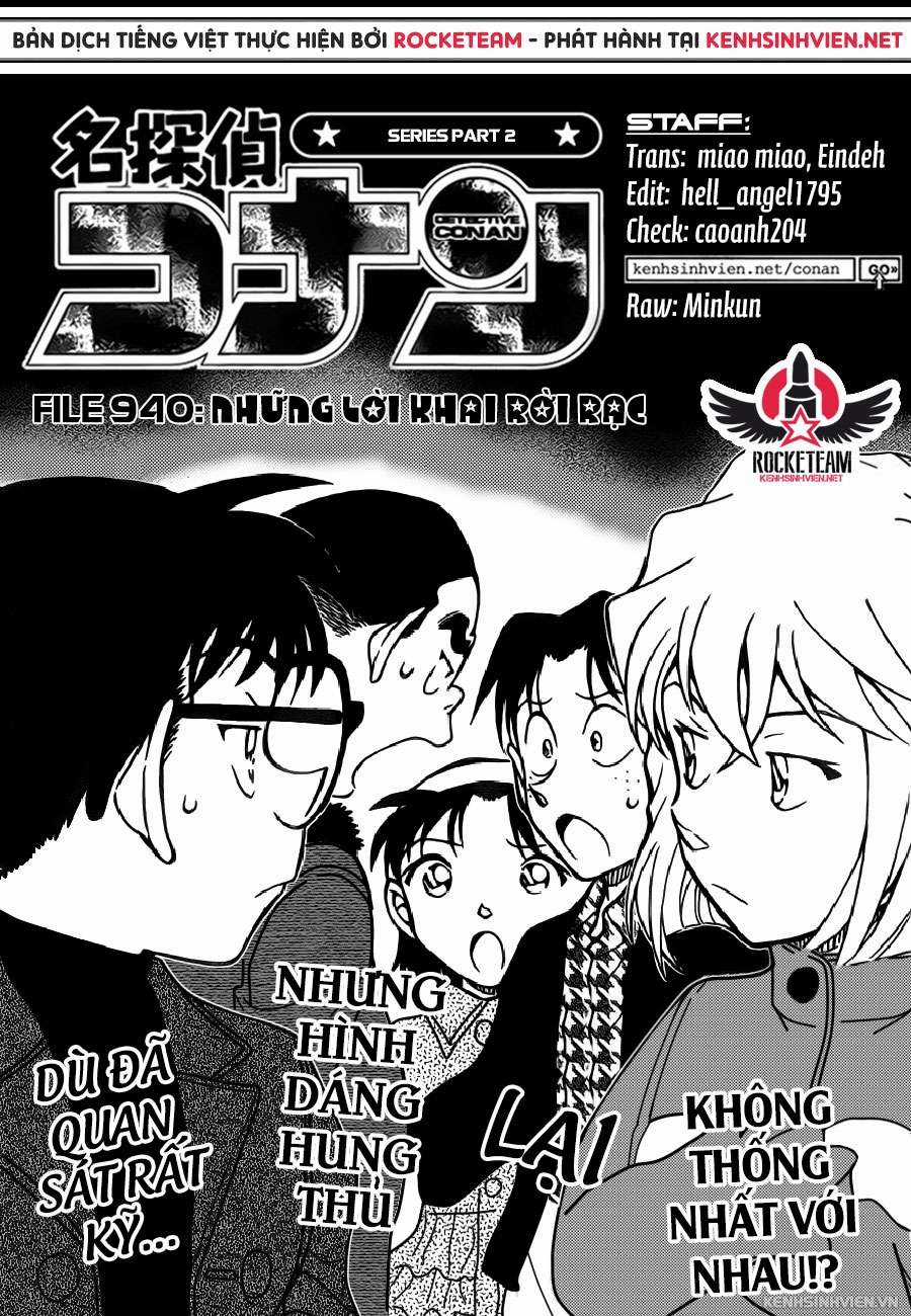 Conan Chapter 940 trang 0