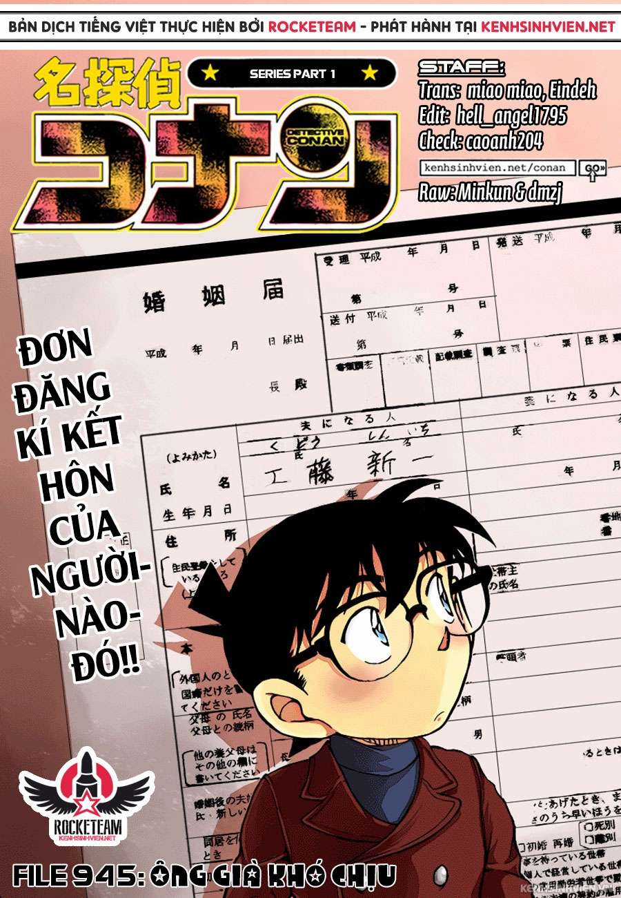 Conan Chapter 945 trang 0