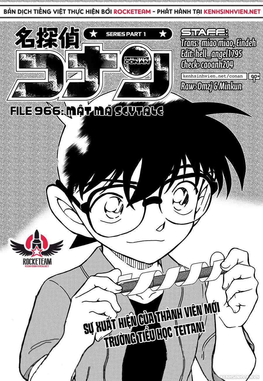 Conan Chapter 966 trang 1