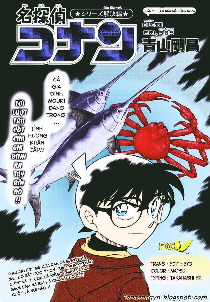 Conan Chapter 986 trang 0
