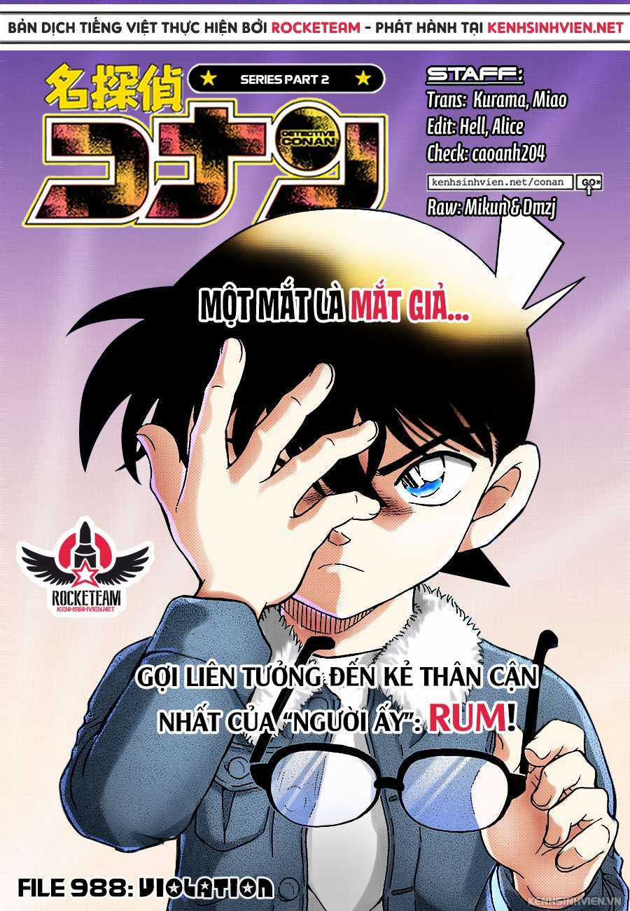 Conan Chapter 988 trang 0