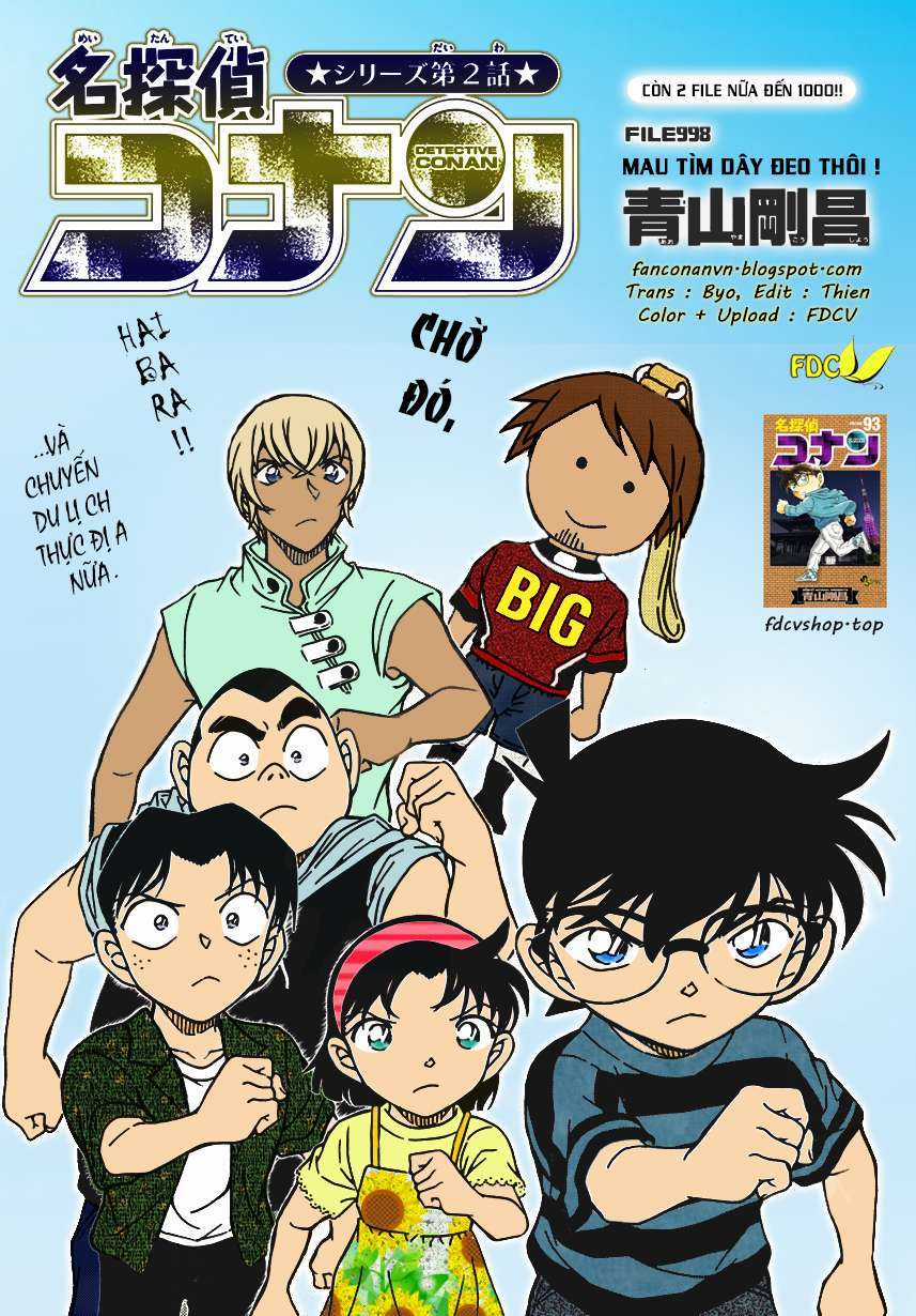 Conan Chapter 998 trang 0