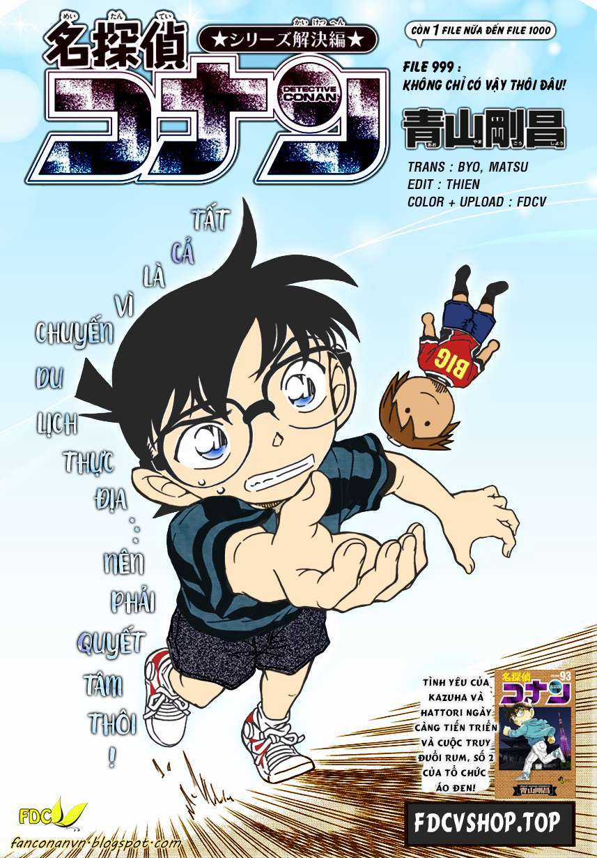 Conan Chapter 999 trang 0