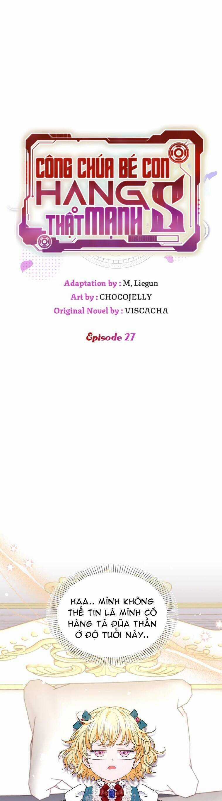 Công Chúa Bé Con Hạng S Thật Mạnh Chapter 27 trang 14