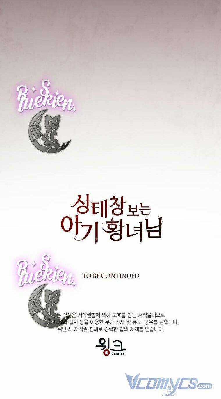 Công Chúa Bé Con Nhìn Vào Cửa Sổ Trạng Thái Chapter 34 trang 90