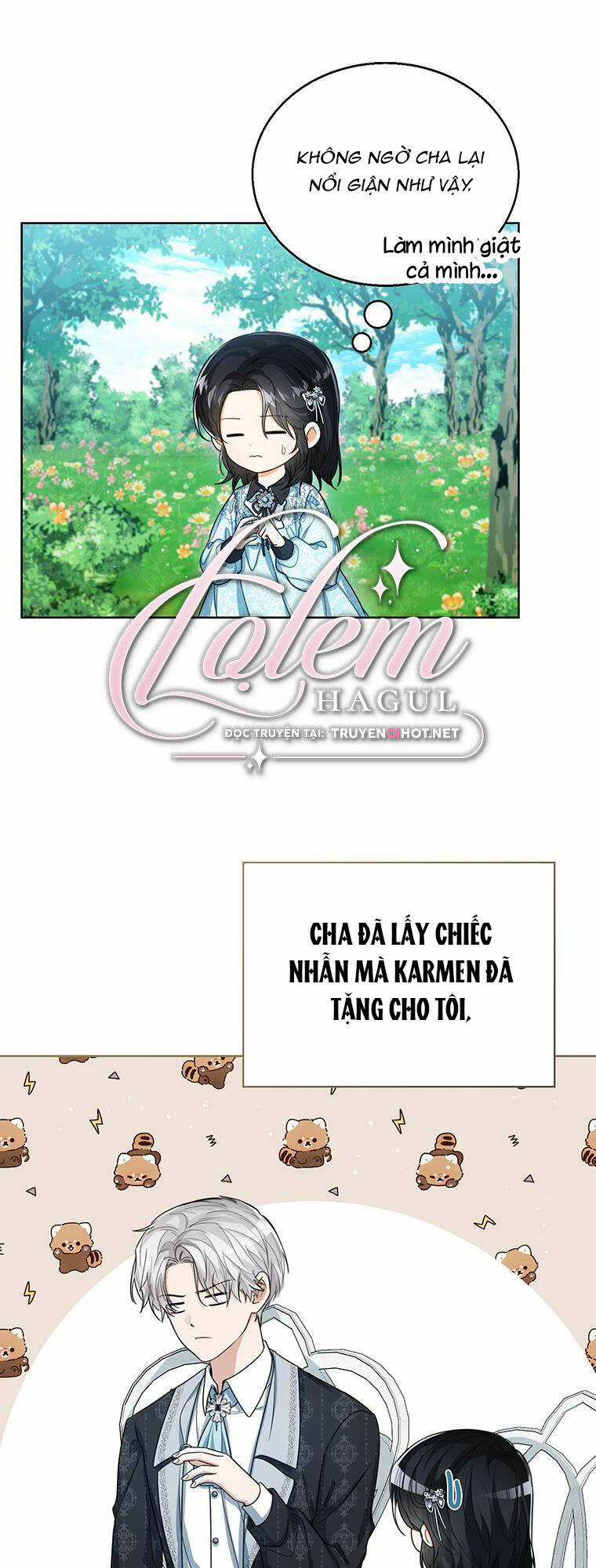 Công Chúa Bé Con Nhìn Vào Cửa Sổ Trạng Thái Chapter 47 trang 56