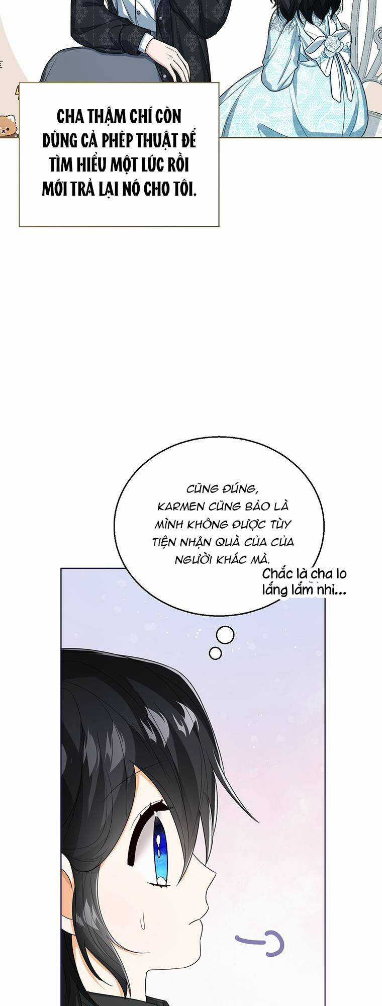 Công Chúa Bé Con Nhìn Vào Cửa Sổ Trạng Thái Chapter 47 trang 57