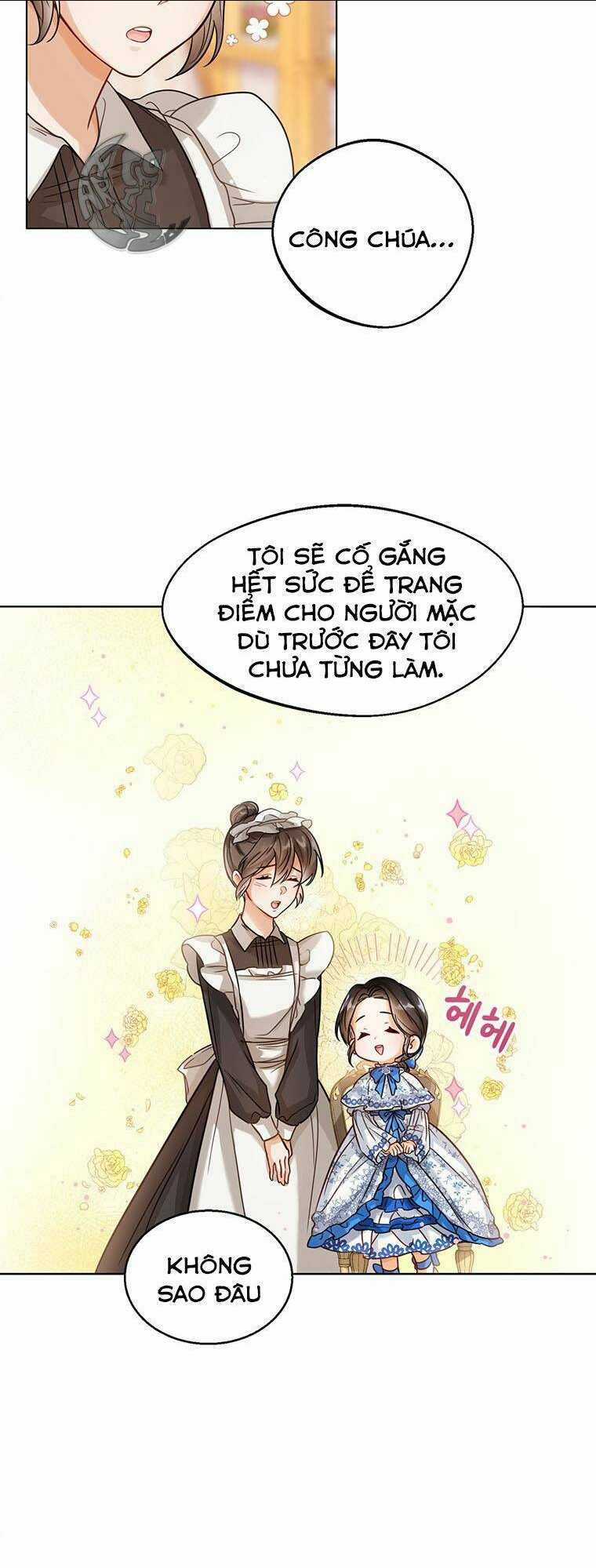 Công Chúa Bé Con Nhìn Vào Cửa Sổ Trạng Thái Chapter 5 trang 39