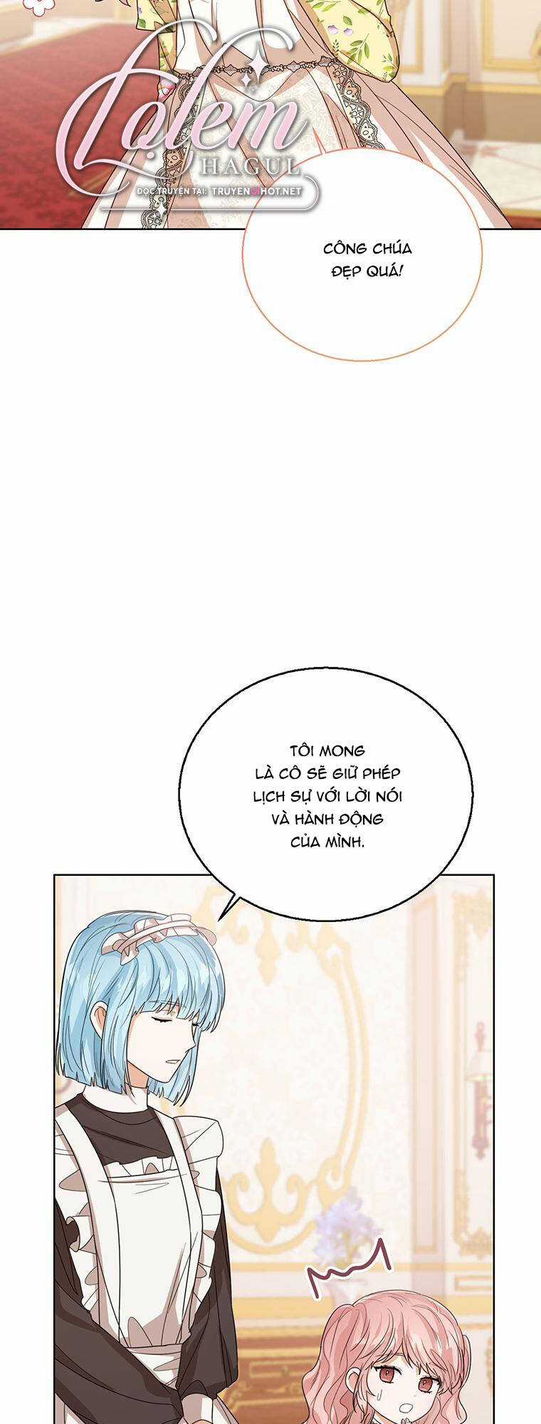 Công Chúa Bé Con Nhìn Vào Cửa Sổ Trạng Thái Chapter 52 trang 56