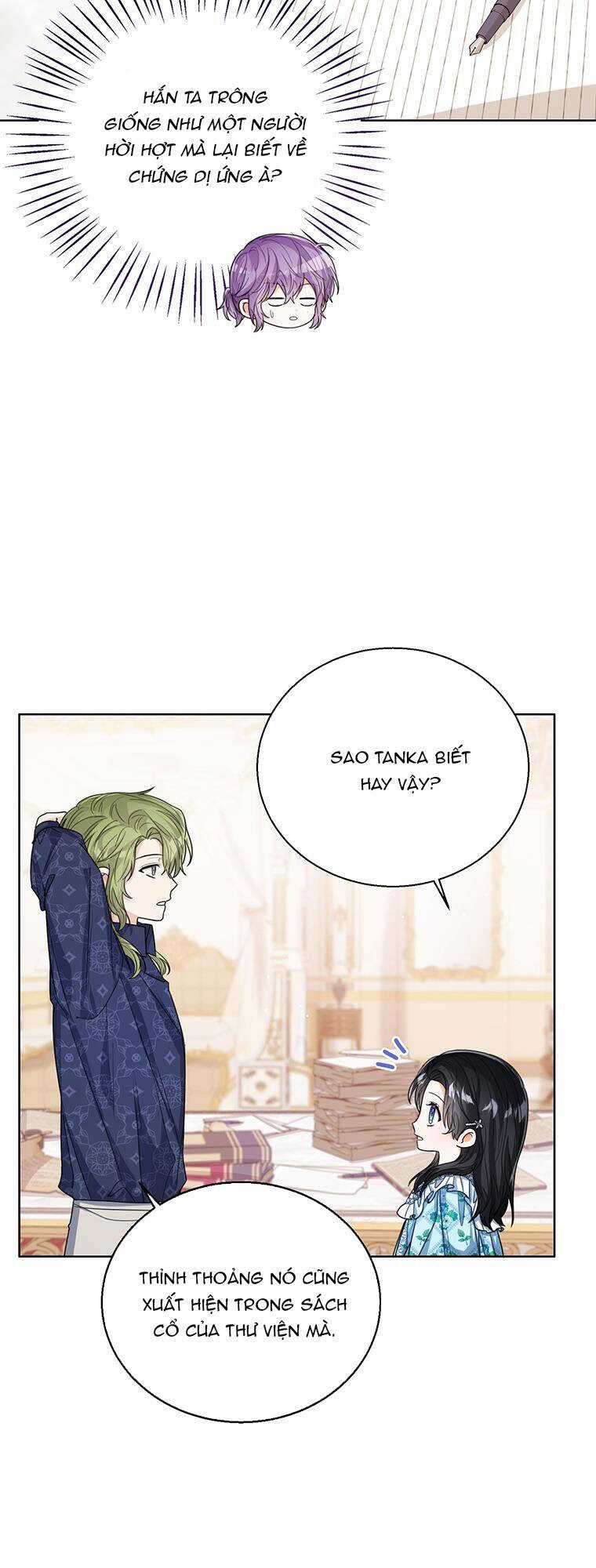 Công Chúa Bé Con Nhìn Vào Cửa Sổ Trạng Thái Chapter 59 trang 10