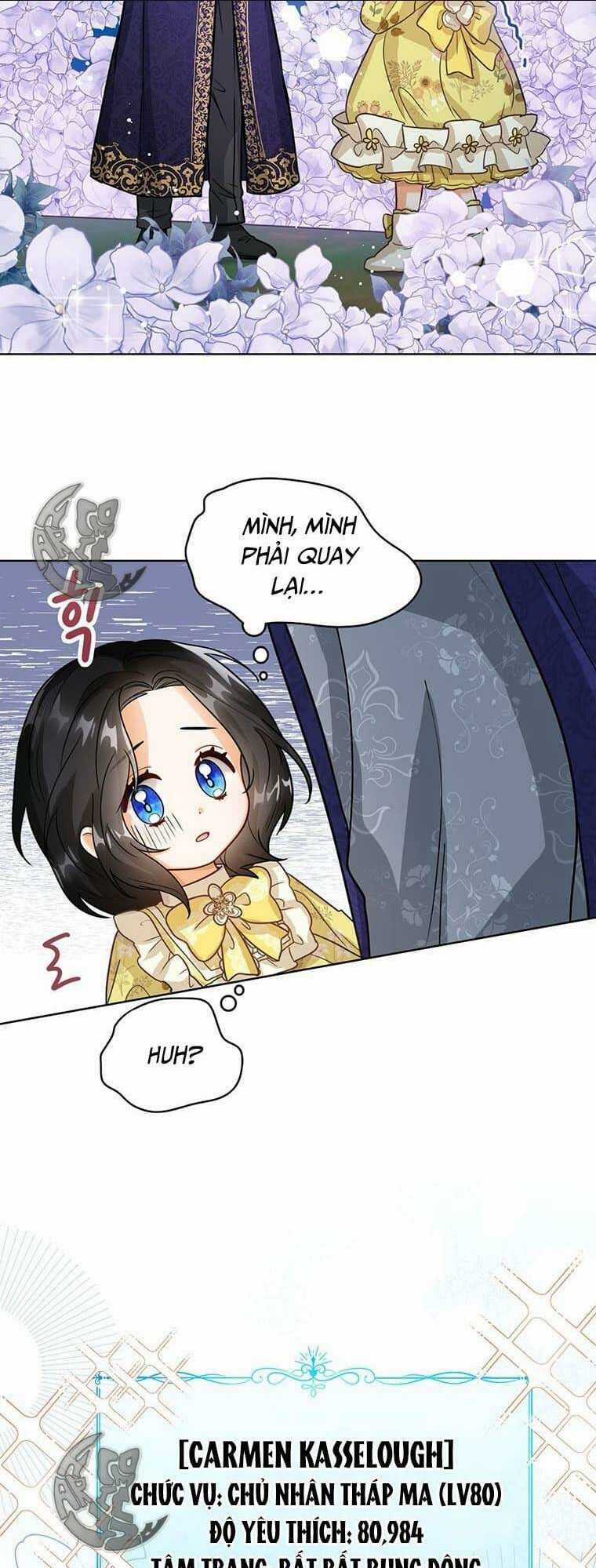 Công Chúa Bé Con Nhìn Vào Cửa Sổ Trạng Thái Chapter 8 trang 11