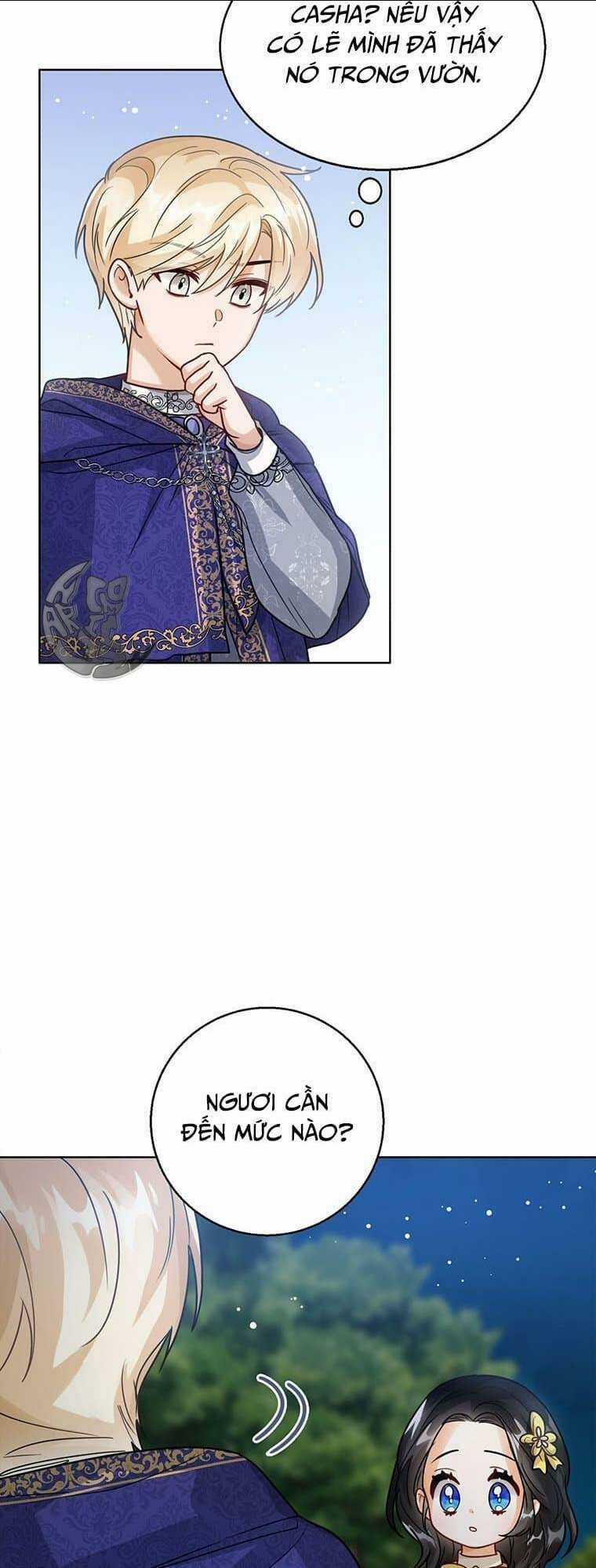 Công Chúa Bé Con Nhìn Vào Cửa Sổ Trạng Thái Chapter 8 trang 50