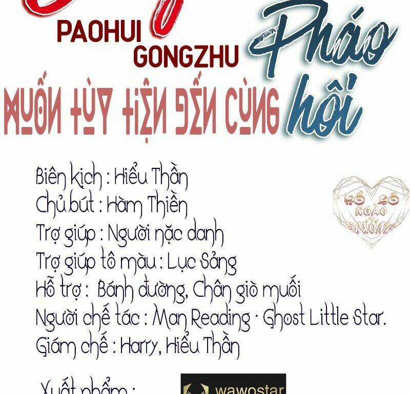 Công Chúa Pháo Hôi Muốn Tùy Tiện Đến Cùng Chapter 3 trang 8