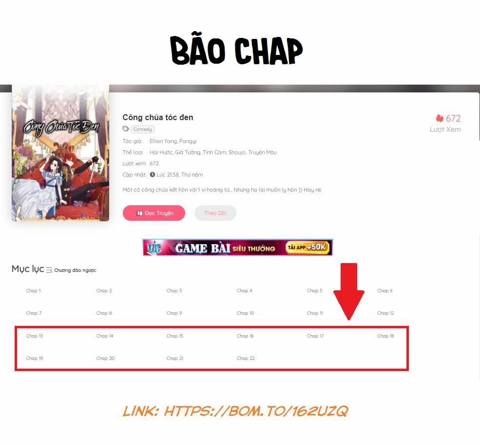 Công Chúa Tóc Đen Chapter 17 trang 51