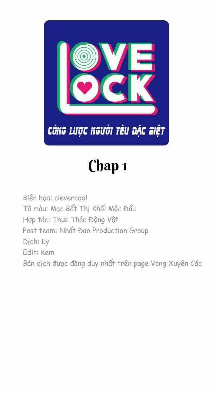 Công Lược Người Yêu Đặc Biệt - Love Lock Chapter 1 trang 1