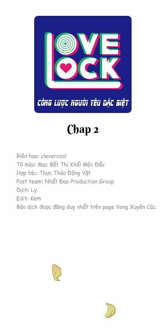 Công Lược Người Yêu Đặc Biệt - Love Lock Chapter 2 trang 1