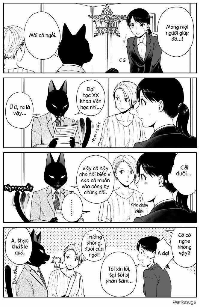 Công Ty Làm Việc Cùng Với Mèo Chapter 2 trang 13